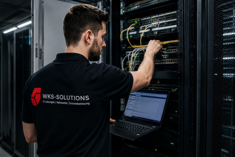Techniker_im_Serverraum